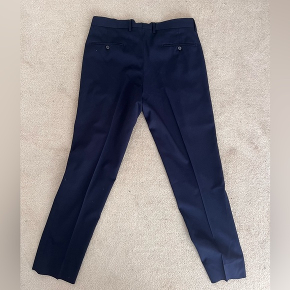 Men’s dress pants, Lief Horsens dark blue - Picture 2 of 2
